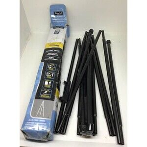 Quartet Instant Easel Folds Black Aluminum Supports 5 lbs 63" Adjustable Travel